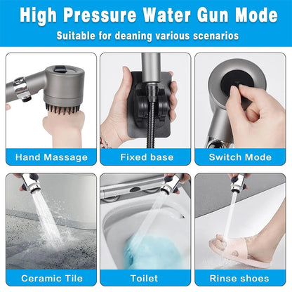 🚿 3 Modes High Pressure Shower Head – Ντους Υψηλής Πίεσης με Ενσωματωμένο Φίλτρο, Διακόπτη ON/OFF & Massage Spa Λειτουργία