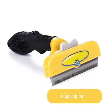 🐾 Βούρτσα Περιποίησης & Αφαίρεσης Τριχών – Cat & Dog Grooming Brush | Εργαλείο Καθαρισμού για Γάτες & Σκύλους
