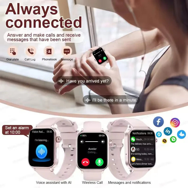 Smart Watch ECG + PPG – Προηγμένο Ρολόι Υγείας & Ευεξίας για Γυναίκες