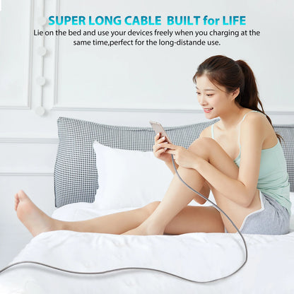 ⚡🔌 Type-C to Type-C PD 60W Fast Charging Cable – Super Long Extending Cable (3m/5m/8m/10m) 🎯