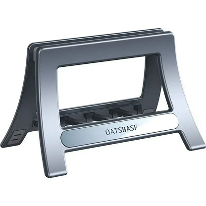 💻📐 Oatsbasf Vertical Laptop Stand – Κάθετη Βάση με Σιλικόνη & Heat Dissipation 🎯