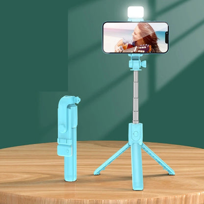 🤳📸 Wireless Bluetooth Selfie Stick Tripod με Ασύρματο Remote & LED Fill Light 💡✨ – Για iOS & Android Smartphones