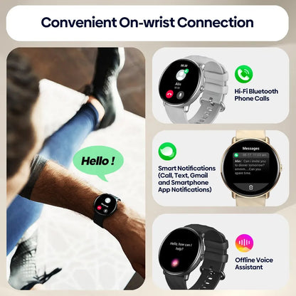Zeblaze GTR 3 Pro Smartwatch – AMOLED 1.43’’ | Κλήσεις από το Ρολόι | Ανοξείδωτο Ατσάλι 316L