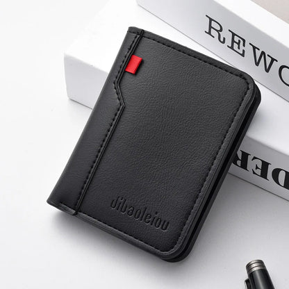 👛 Ανδρικό Mini Πορτοφόλι – Ultra-thin PU Leather, Κομψό & Ελαφρύ 💼✨