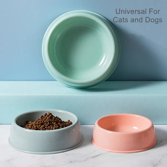 Eco Pet Bowl 🐶🐱 | Durable Plastic 🍃 | Wheat Straw Material 🌾 | Food & Water Feeder 🥣 | For Small/Medium Pets ✅