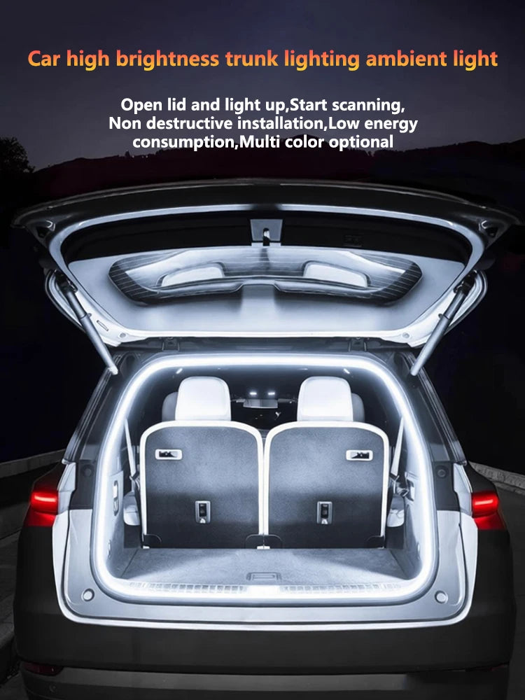 🚗✨ High Brightness Car Trunk LED Lighting – Automatic Sensor Operation (2M / 4M) ✨🚗