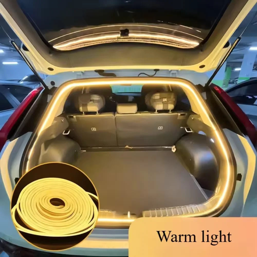 🚗✨ High Brightness Car Trunk LED Lighting – Automatic Sensor Operation (2M / 4M) ✨🚗