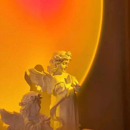 🌅✨ USB Sunset Ambiance Light – Φωτιστικό Ατμόσφαιρας για Ρομαντικό & Χαλαρωτικό Φως 💡💕