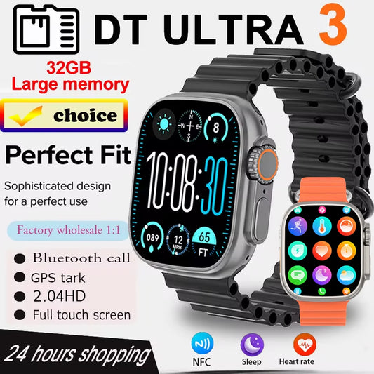 🚀 DT Ultra 3 Pro – Το απόλυτο Smartwatch με Google Maps & 32GB μνήμη! 🚀