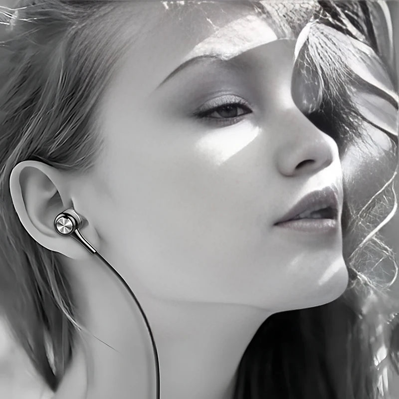 🎧 3.5mm Wired In-Ear Earphones – HiFi Ήχος, Βαθύ Μπάσο & Μικρόφωνο