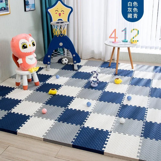 🧩🍼 Baby Foam Play Mat 🚀 (12τμχ Puzzle Carpet – 30x30x1cm)