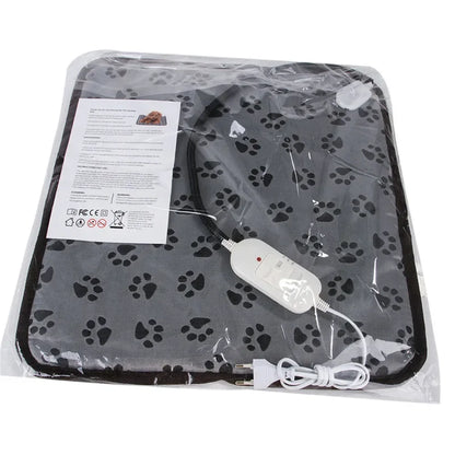 🔥🐶 Pet Heated Mat – Ρυθμιζόμενο Ηλεκτρικό Στρωματάκι για Σκύλους 🛏️⚡ Ζεστασιά & άνεση όλο το χειμώνα – με ασφάλεια και ευκολία!