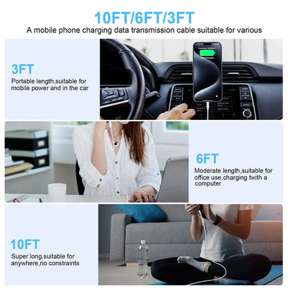 🔌⚡ LAIHONEN MFi USB-A σε Lightning Cable 2.4A 📱⚡