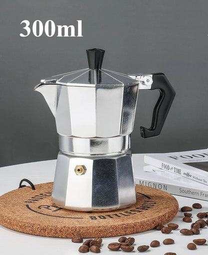 ☕✨ Κλασική Αλουμινένια Moka Pot – Ιταλικός Espresso στο Σπίτι ή στη Βόλτα! ✨☕  Aluminum Moka Coffee Pot – Italian Style Stovetop Espresso Maker