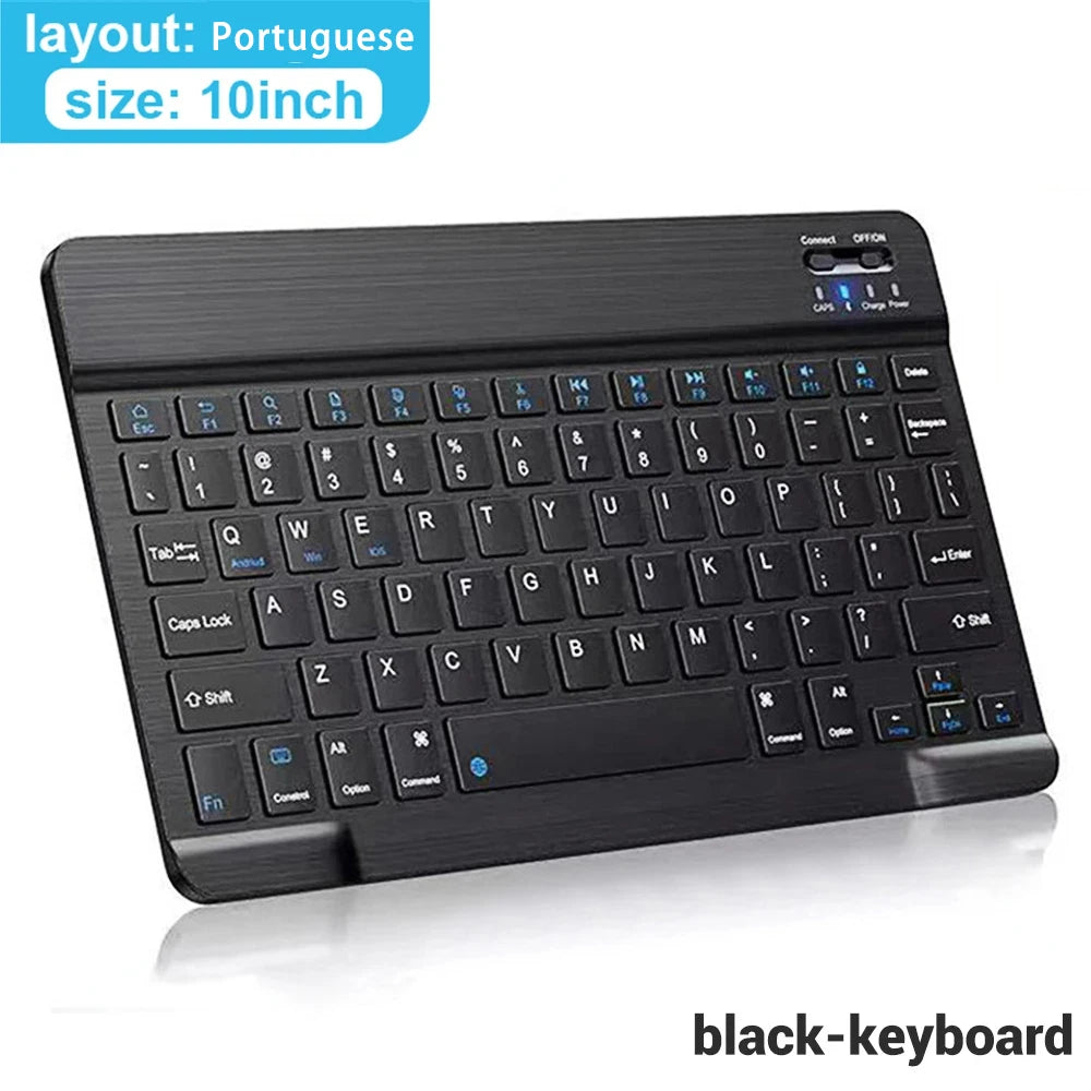 ⌨️🖱️ Bluetooth Wireless Keyboard & Mouse – Συμβατό με iOS, Android, Windows & iPad ✨