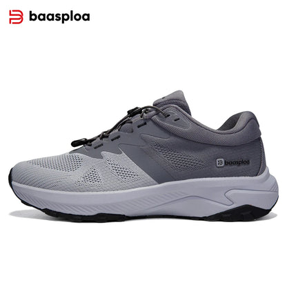 👟 Baasploa Ανδρικά Παπούτσια Πεζοπορίας – Καλοκαίρι 2025 Mesh Breathable Outdoor Sneakers 🌿🏞