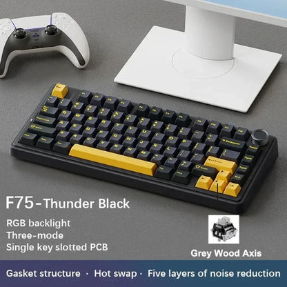 AULA F75 Gaming Mechanical Keyboard RGB – 75% Wireless Layout