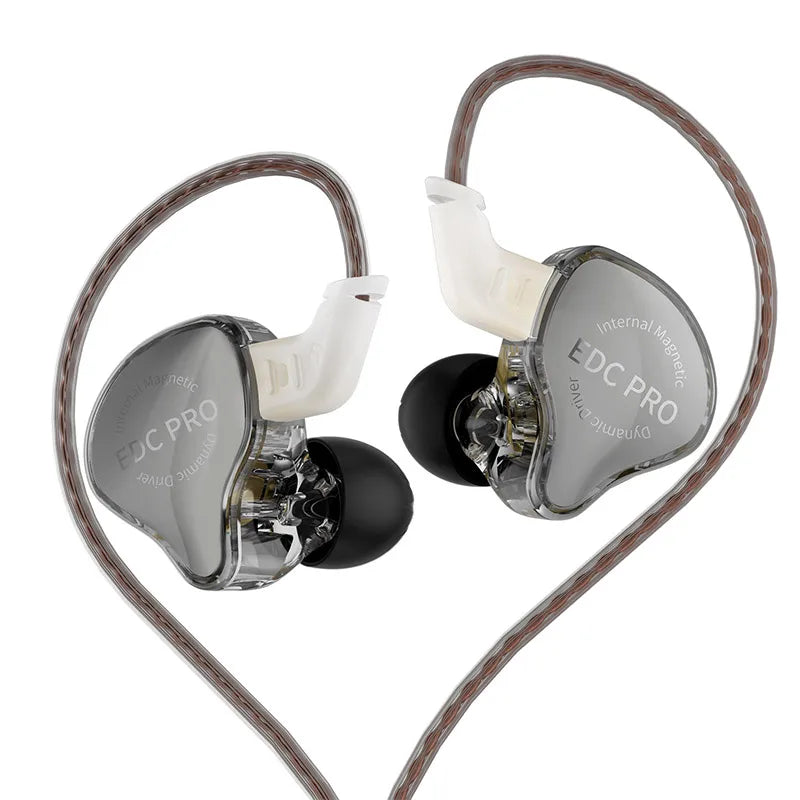 KZ EDC Pro HiFi In-Ear Ακουστικά με Μικρόφωνο – 3.5mm, Αποσπώμενο Καλώδιο & Dynamic Driver