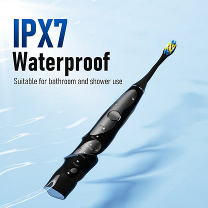 🦷⚡ Sarmocare X610 Sonic Electric Toothbrush – Έξυπνη Ηλεκτρική Οδοντόβουρτσα με 6 Κεφαλές & Θήκη Ταξιδιού ⚡🦷