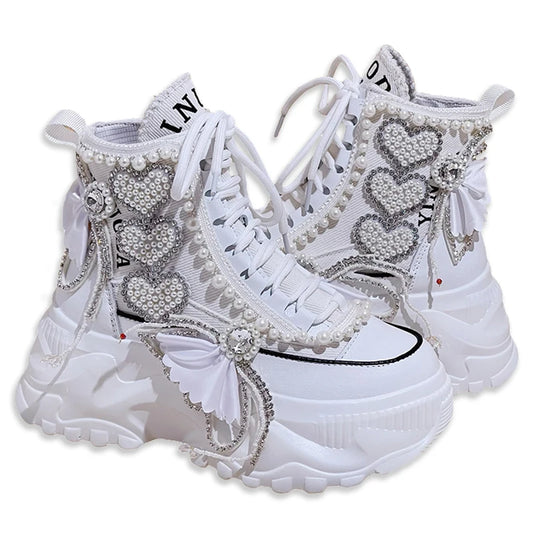 👟✨ Γυναικεία Sneakers με Παχύ Σόλα 8cm – Στυλ, άνεση & ύψος σε κάθε σου βήμα!