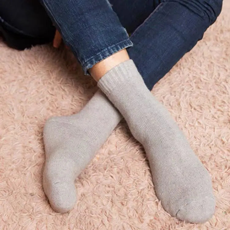 🧦Χειμερινές Κάλτσες Merino Wool – Extra Παχιές & Ζεστές για Άνδρες & Γυναίκες ❄️🔥