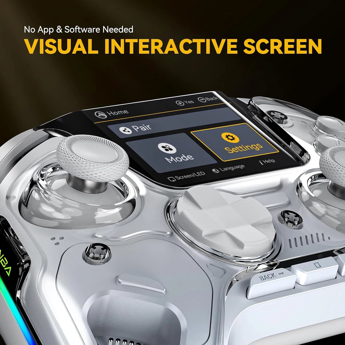 🎮🔥 Mamba One V2 Screen Interactive Wireless Gaming Controller 🔥🎮