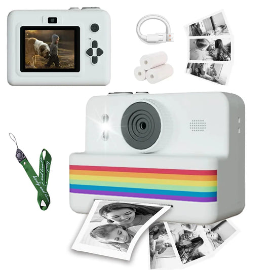 📸🧒 Παιδική Ψηφιακή Κάμερα με Instant Printer – Mini Thermal Camera 2.8” HD Video