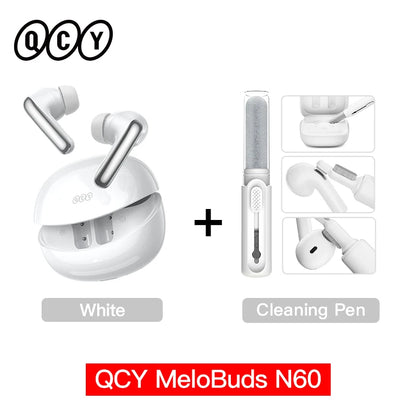 🎧 QCY MeloBuds N60 – Bluetooth 6.0 Earbuds με ANC, LDAC & 45H Αυτονομία