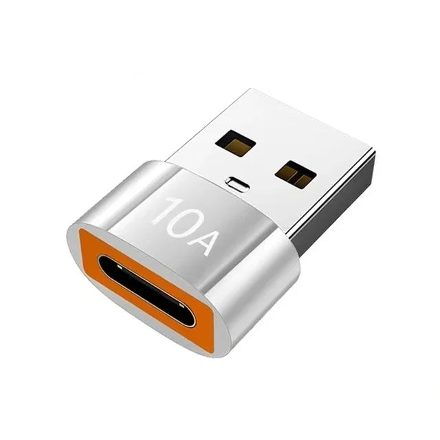 🔌⚡ USB A → USB-C OTG Adapter – 10A/6A Fast Charge & USB 3.0 Data Converter 🎯