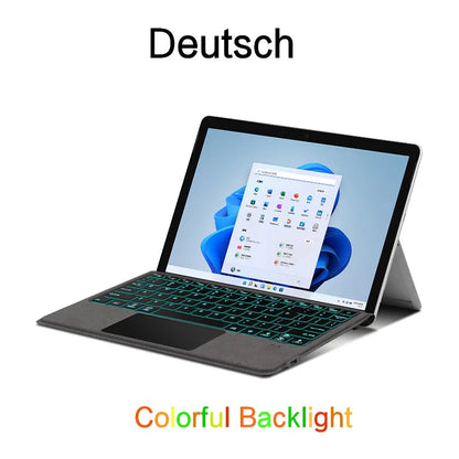 💻✨ AJIUYU Magnetic Backlit Keyboard – Για Microsoft Surface Go 1/2/3 ✨💻