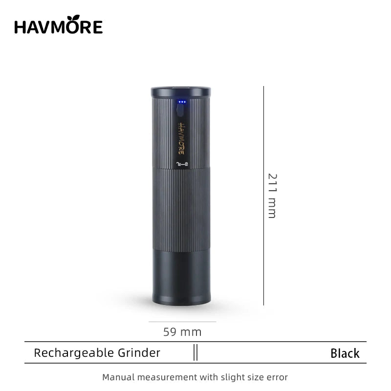 ☕⚡ Ηλεκτρικός Μύλος Καφέ USB 38mm – Ασύρματος, Φορητός & Υψηλής Ακρίβειας ⚡☕