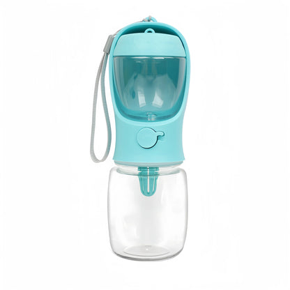 Portable Pet Water Bottle 🐾💧 | 2-in-1 Food & Water Container 🥣 | For Dogs & Cats 🐶🐱 | Travel Feeder 🚗🌿