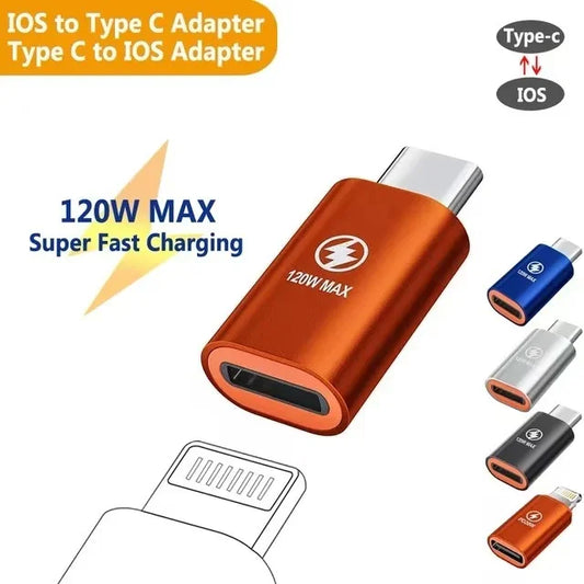 ⚡🔌 USB-C to Lightning 8-Pin Adapter – Γρήγορη Φόρτιση & Data Sync για iPhone/iPad/MacBook 🎯