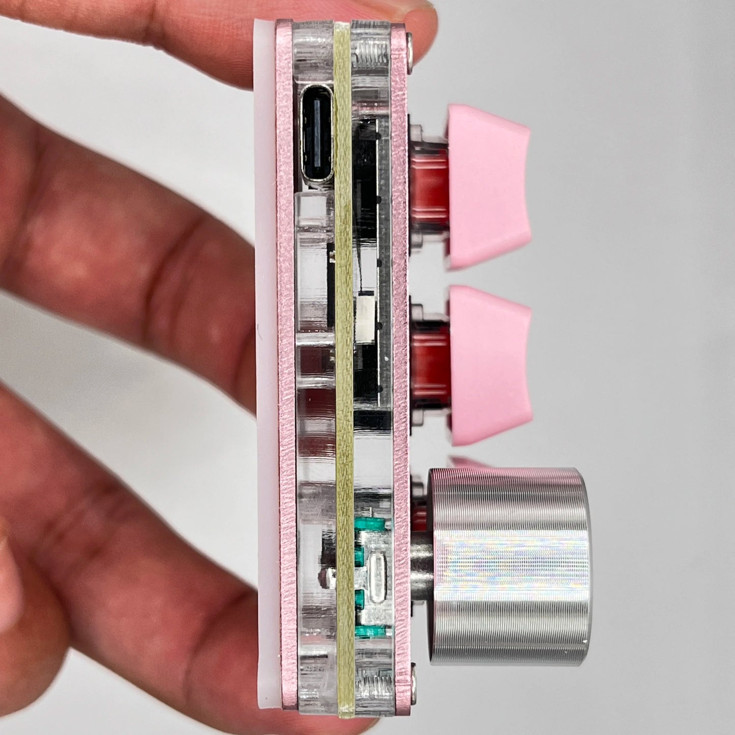 ⌨ O3C SayoDevice OSU Rapid Trigger Keyboard Hall Effect Magnetic Pink Switches • 8000Hz • Rapid Trigger • 0.05mm • Knob & IPS Screen • Copy/Paste Shortcuts