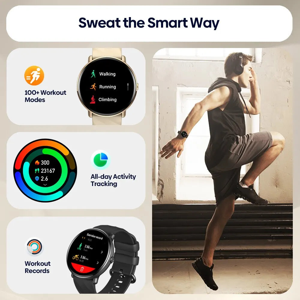 Zeblaze GTR 3 Pro Smartwatch – AMOLED 1.43’’ | Κλήσεις από το Ρολόι | Ανοξείδωτο Ατσάλι 316L