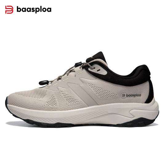 👟 Baasploa Ανδρικά Παπούτσια Πεζοπορίας – Καλοκαίρι 2025 Mesh Breathable Outdoor Sneakers 🌿🏞
