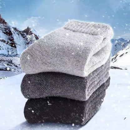 🧦Χειμερινές Κάλτσες Merino Wool – Extra Παχιές & Ζεστές για Άνδρες & Γυναίκες ❄️🔥