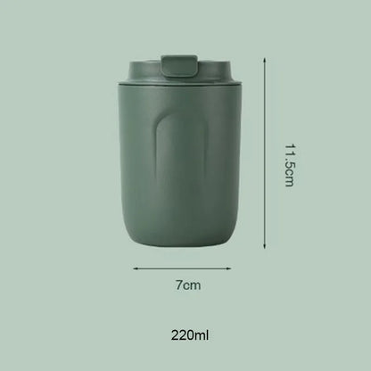 🥤 220ml Mini Θερμός Καφέ – 316 Ανοξείδωτο Ατσάλι 🔥❄️