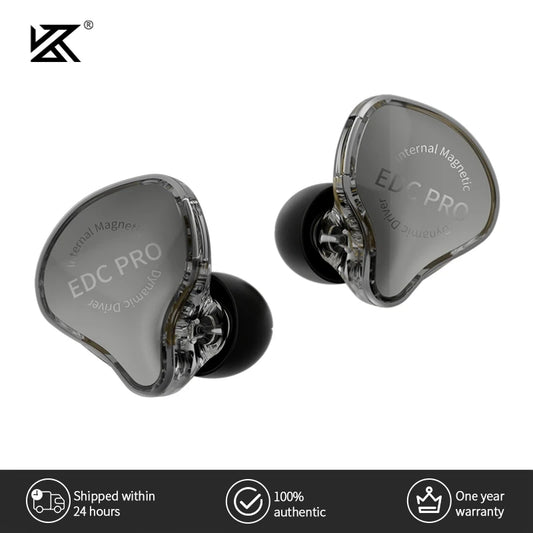 KZ EDC Pro HiFi In-Ear Ακουστικά με Μικρόφωνο – 3.5mm, Αποσπώμενο Καλώδιο & Dynamic Driver