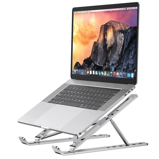 💻✨ Φορητή Βάση Laptop από Αλουμίνιο – Αναδιπλούμενη & Εργονομική 🎯