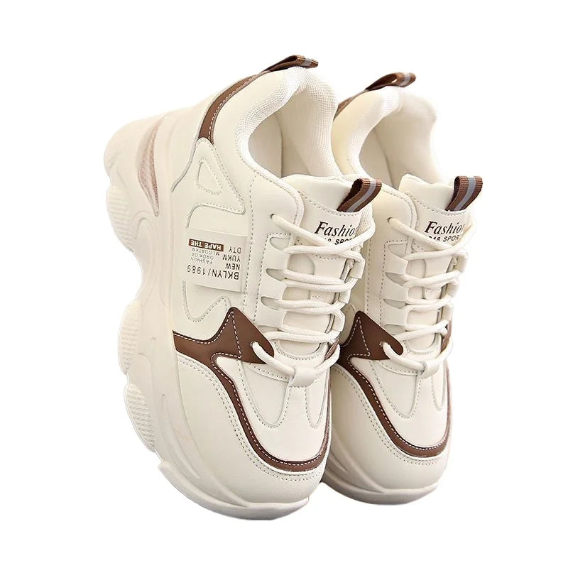 👟✨ Γυναικεία Ultra-Light Sneakers με Παχιά Σόλα