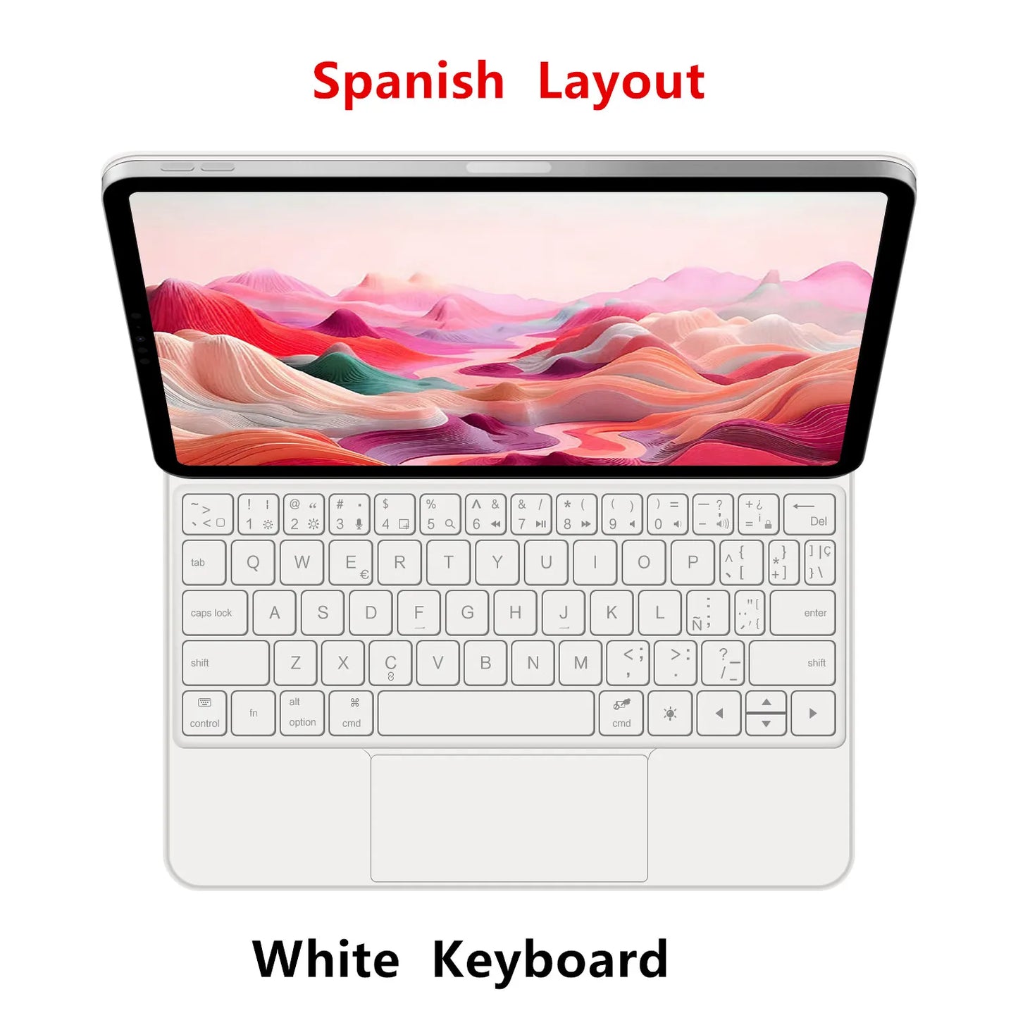💻✨ Magic Keyboard Case με Backlight & Touchpad για iPad 10th & iPad A16 11th Gen (2025) ✨📱