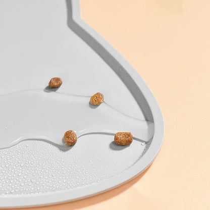 🐾🍽️ Food Grade Silicone Cat Mat – Αντιολισθητικό & Αδιάβροχο Pad Σίτισης 🧼💧 Καθαρό πάτωμα, χαρούμενο κατοικίδιο – για κάθε γεύμα!