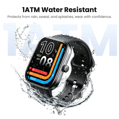 HAYLOU Watch Faro Smartwatch 2.01" – Bluetooth Κλήσεις, 150+ Αθλητικές Λειτουργίες, 12 Ημέρες Μπαταρία & 1ATM