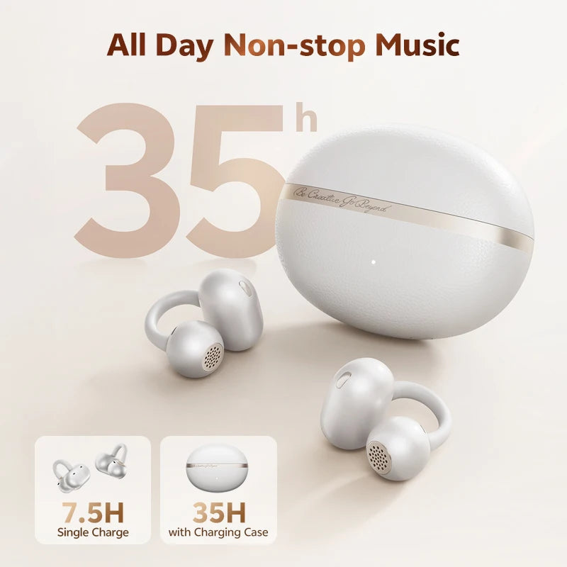 QCY Crossky C50 Open-Ear Wireless Earbuds – Bluetooth 6.0 Clip-On Ακουστικά