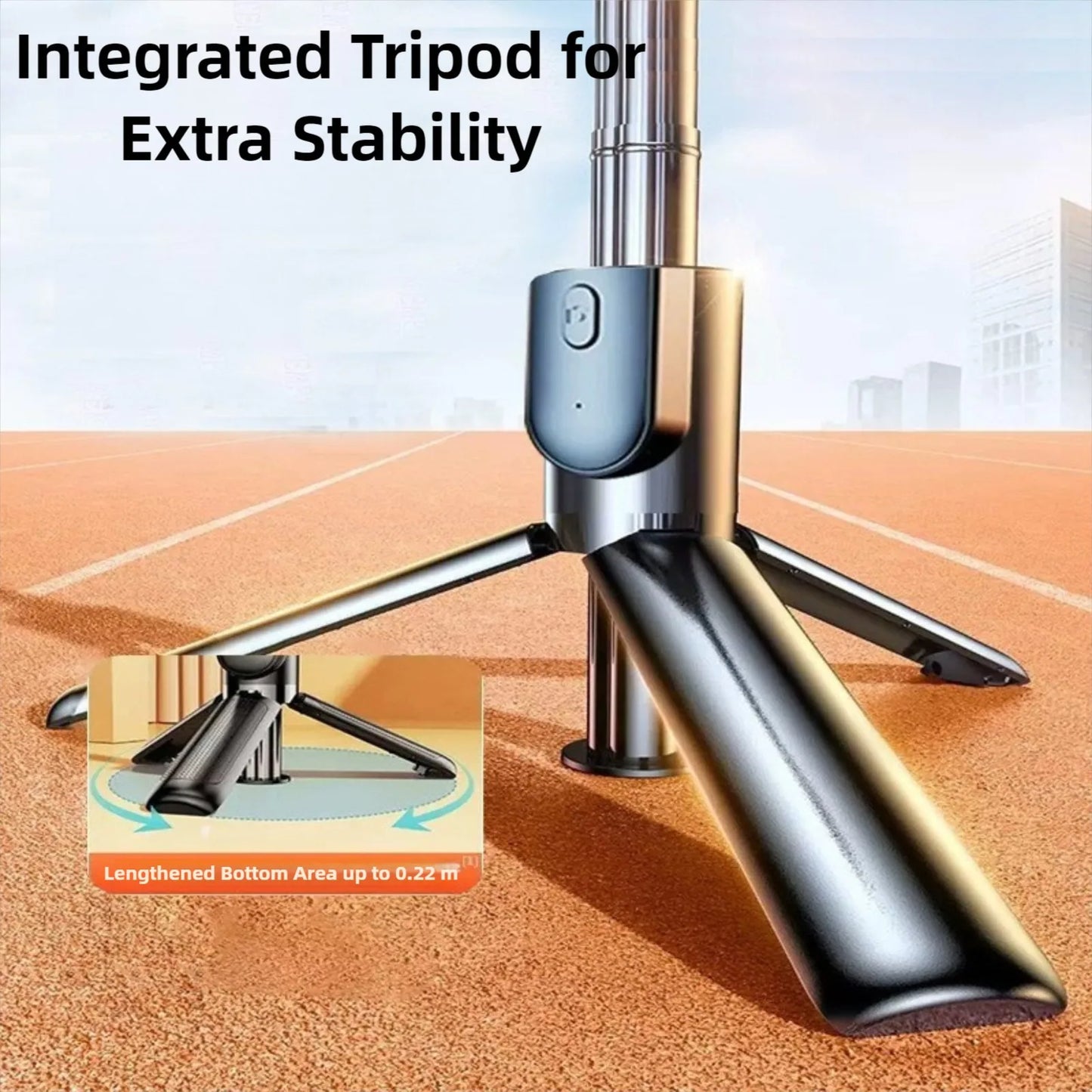 🤳📸 Wireless Bluetooth Selfie Stick Tripod με Ασύρματο Remote & LED Fill Light 💡✨ – Για iOS & Android Smartphones