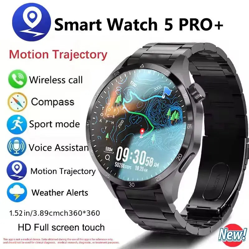 ⌚ 2025 New Men's Smart Watch - AMOLED | GPS | BT Call | NFC