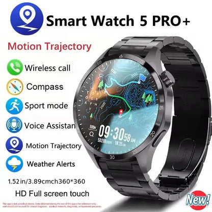 ⌚ 2025 New Men's Smart Watch - AMOLED | GPS | BT Call | NFC