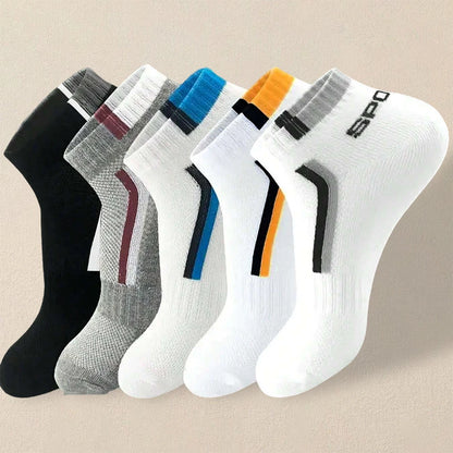🧦 5 Ζευγάρια Ανδρικές Κάλτσες – Καλοκαιρινές, Ανάλαφρες & Fashionable