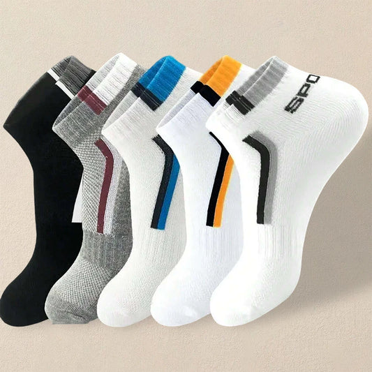 🧦 5 Ζευγάρια Ανδρικές Κάλτσες – Καλοκαιρινές, Ανάλαφρες & Fashionable